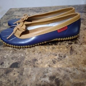 Chooka duck skimmer navy blue womens flats size 6